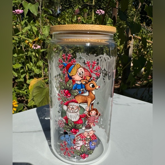 Rudolph the red nosed reindeer and Misfits Libbey can glass tumbler 16oz - Picture 4 of 4